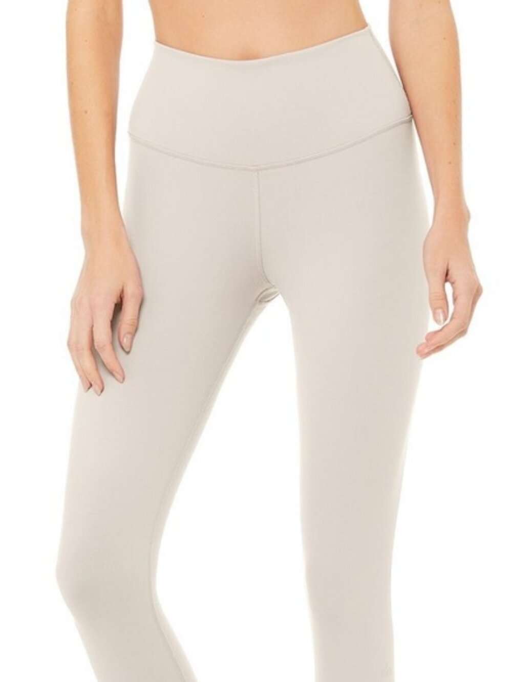 Alo 7/8 High-Waist Airbrush Legging | Bone | Small
